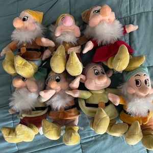 Disney Seven Dwarfs plushies